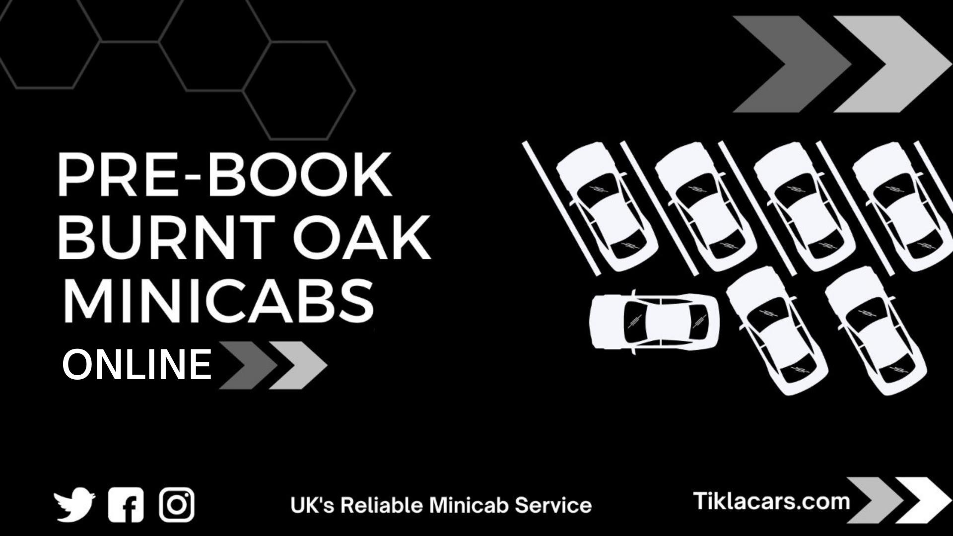 Online Booking Burnt Oak Minicabs